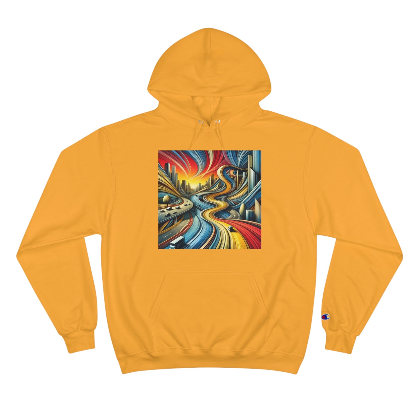 Distorted
Landscape: Futurist Expressionism