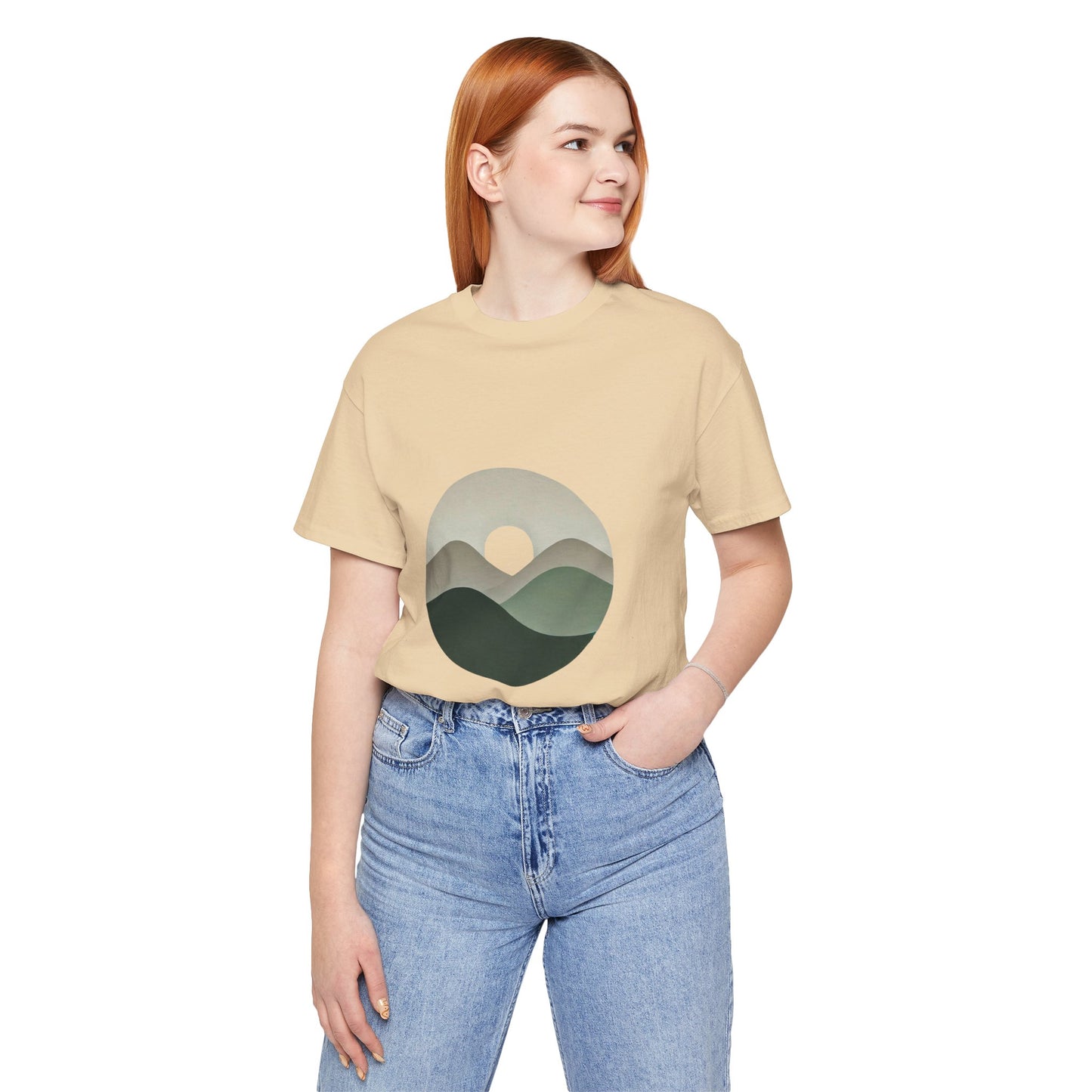 Mountain Landscape: Minimalistic Rustic