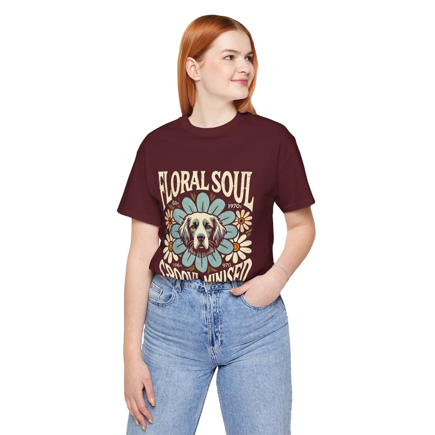 Stylized Vintage Dog: GROOVY Retrozip