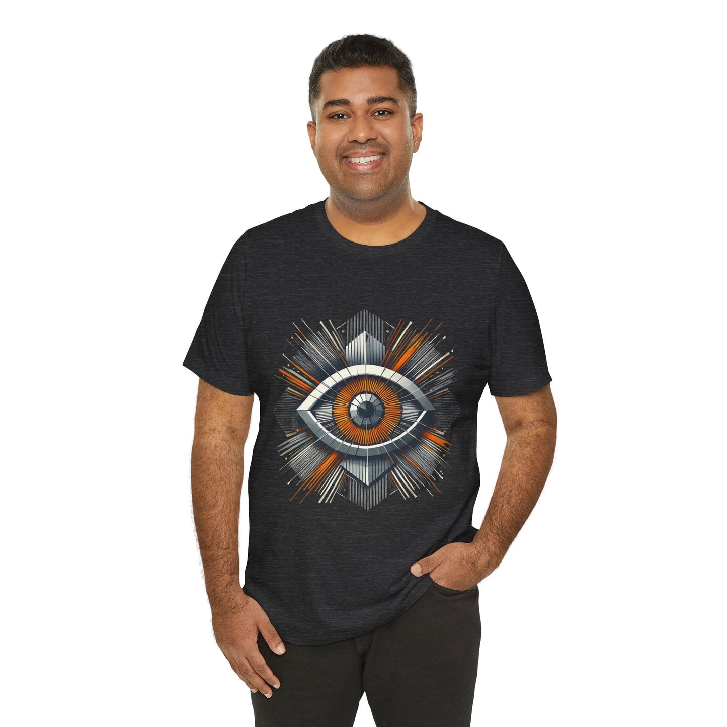 Futuristic Eye: Minimalist Geometric