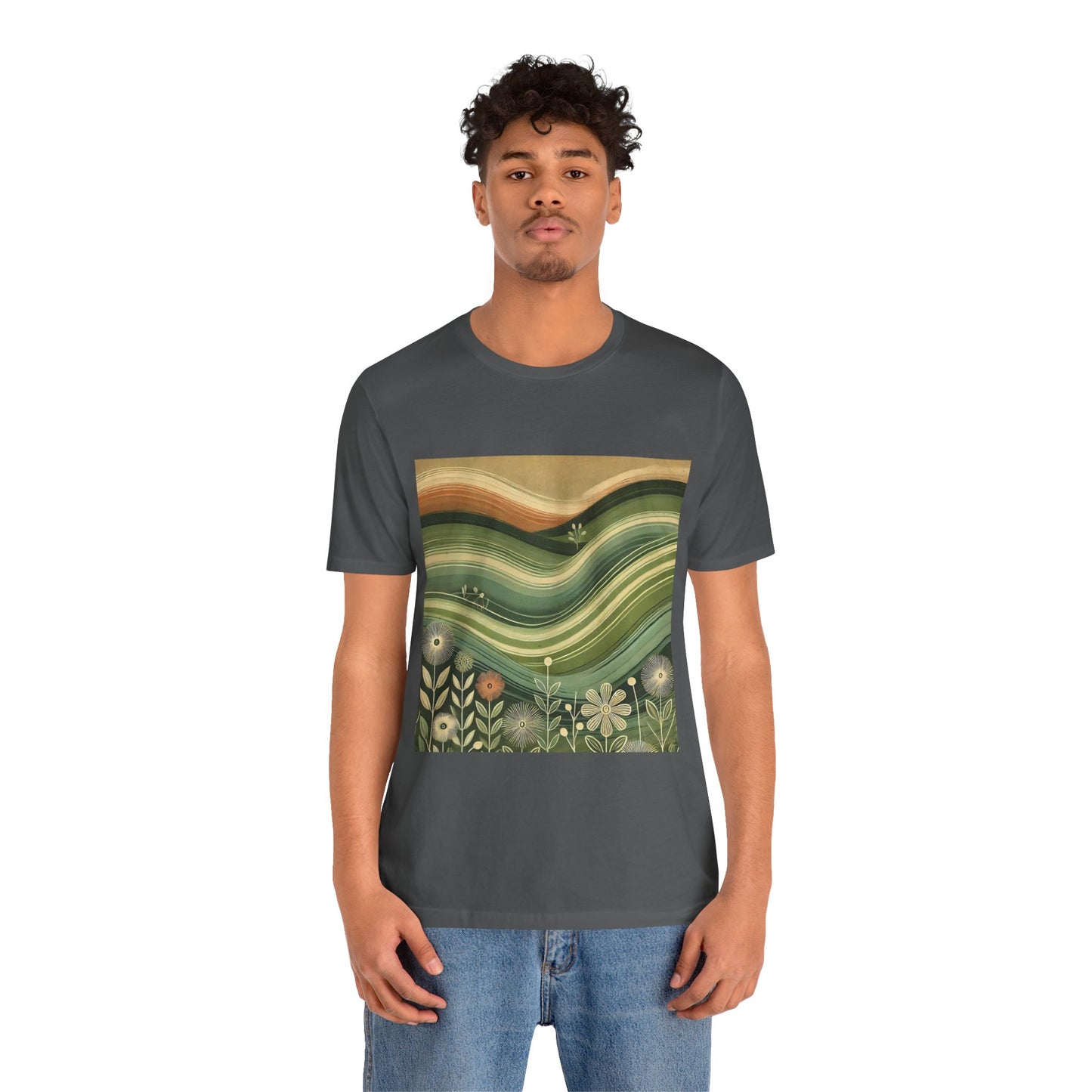 Rolling Hills: Floral Sepia