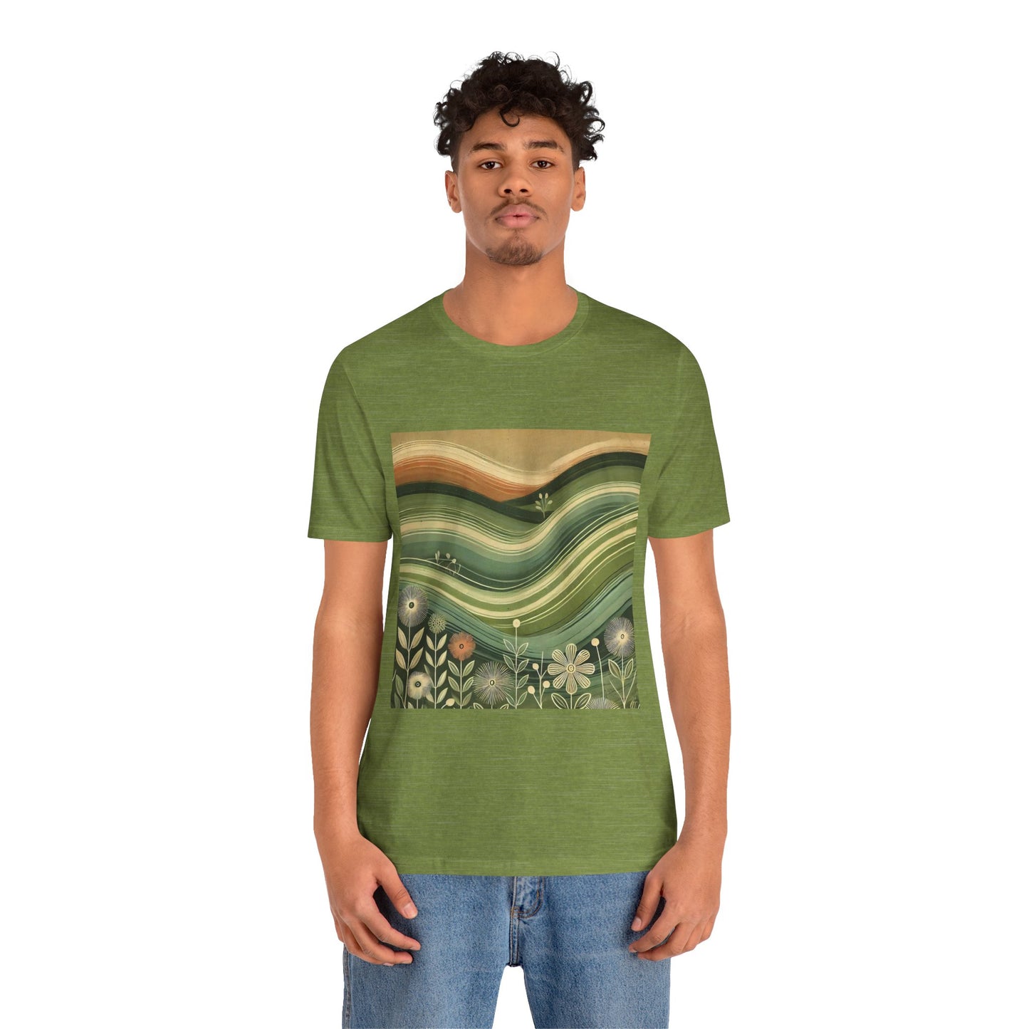 Rolling Hills: Floral Sepia