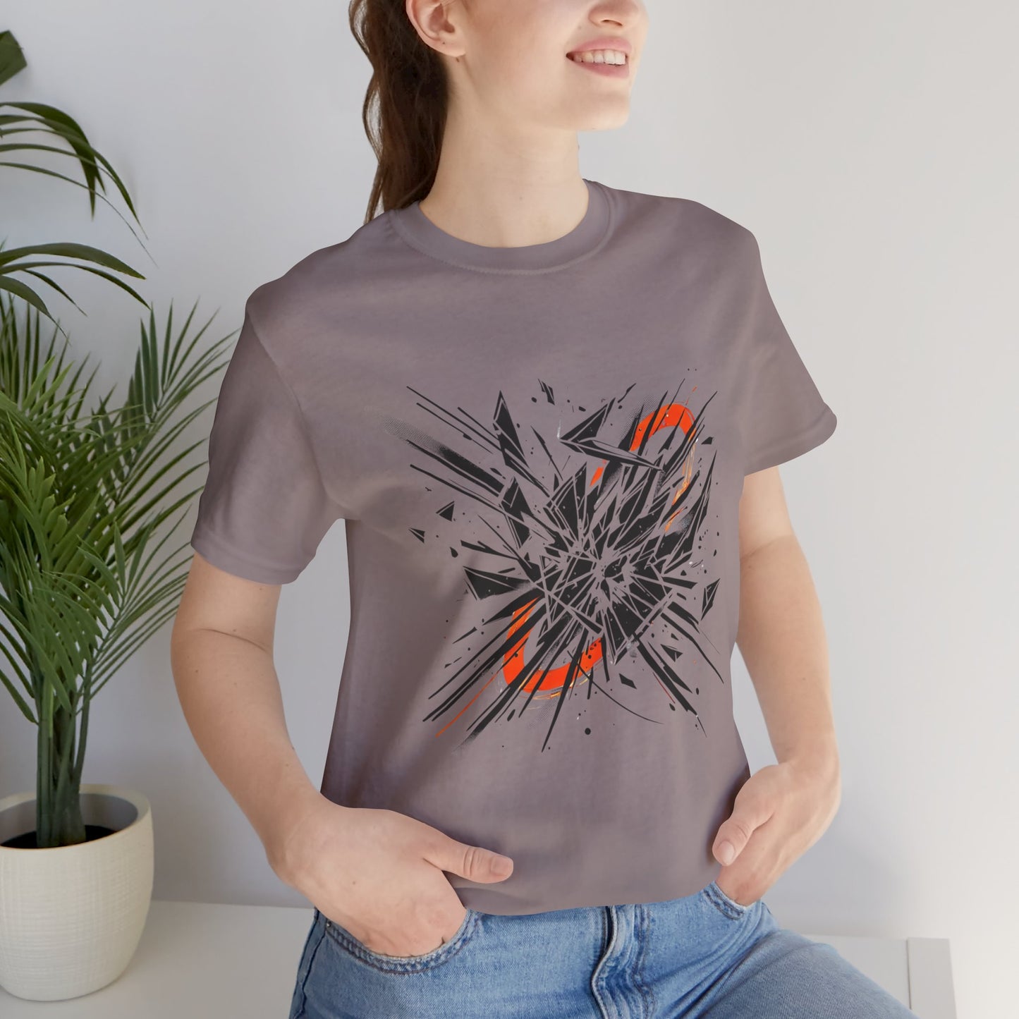 Shattered Glass: Pop Art Minimalistic