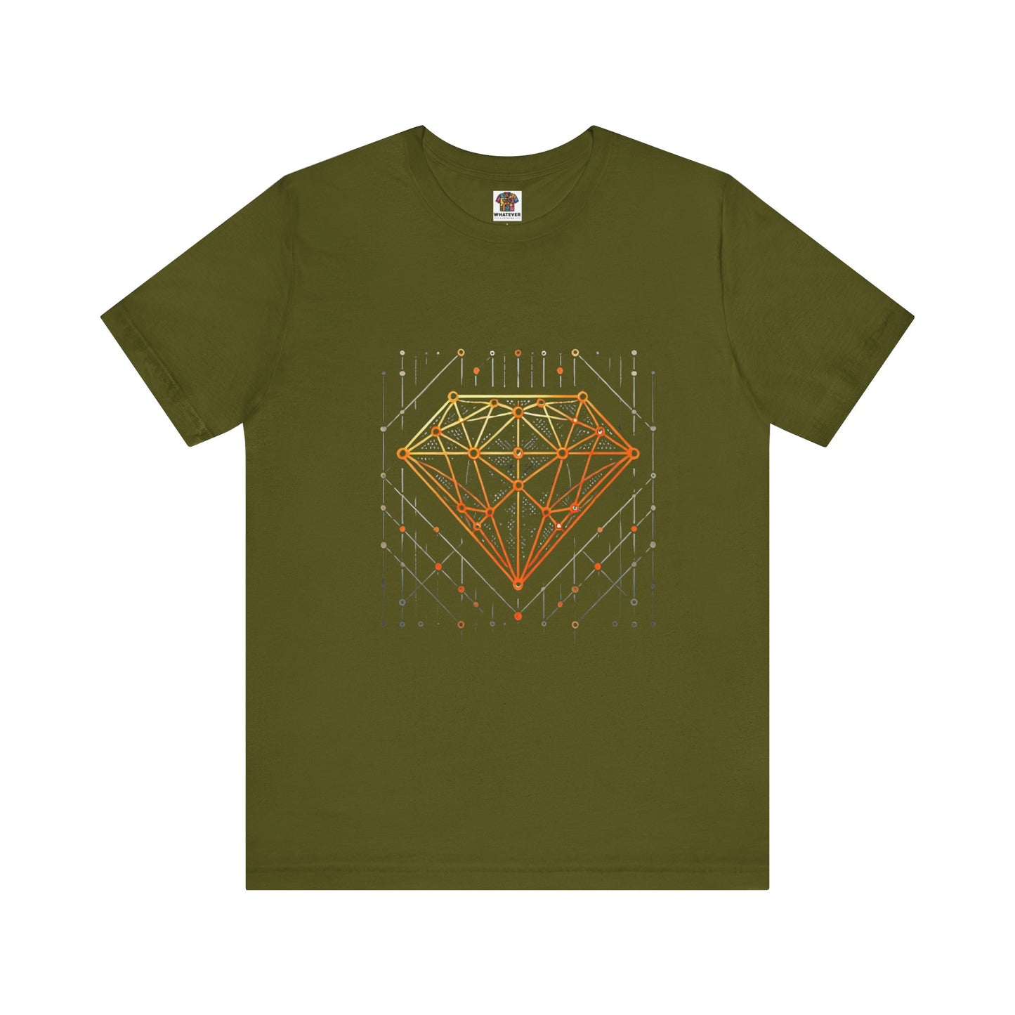 Stylized Diamond: Minimalist Geometric