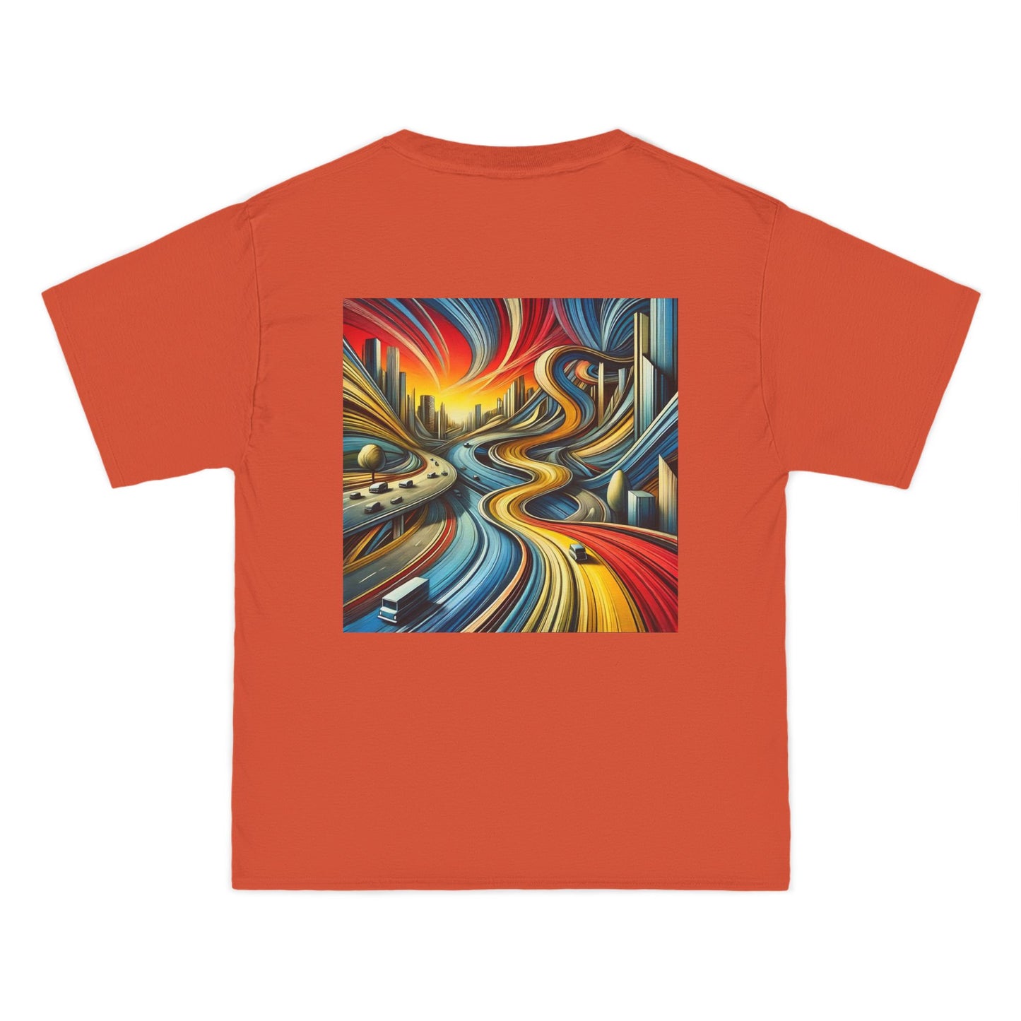 Distorted
Landscape: Futurist Expressionism