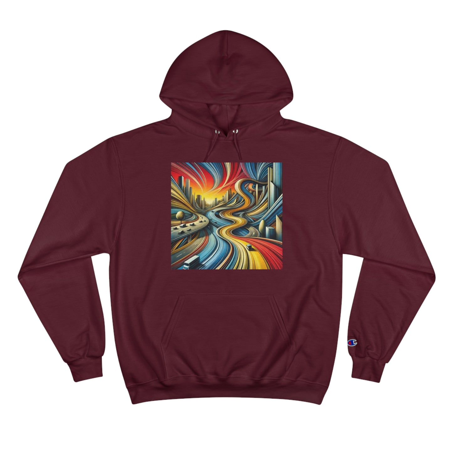 Distorted
Landscape: Futurist Expressionism