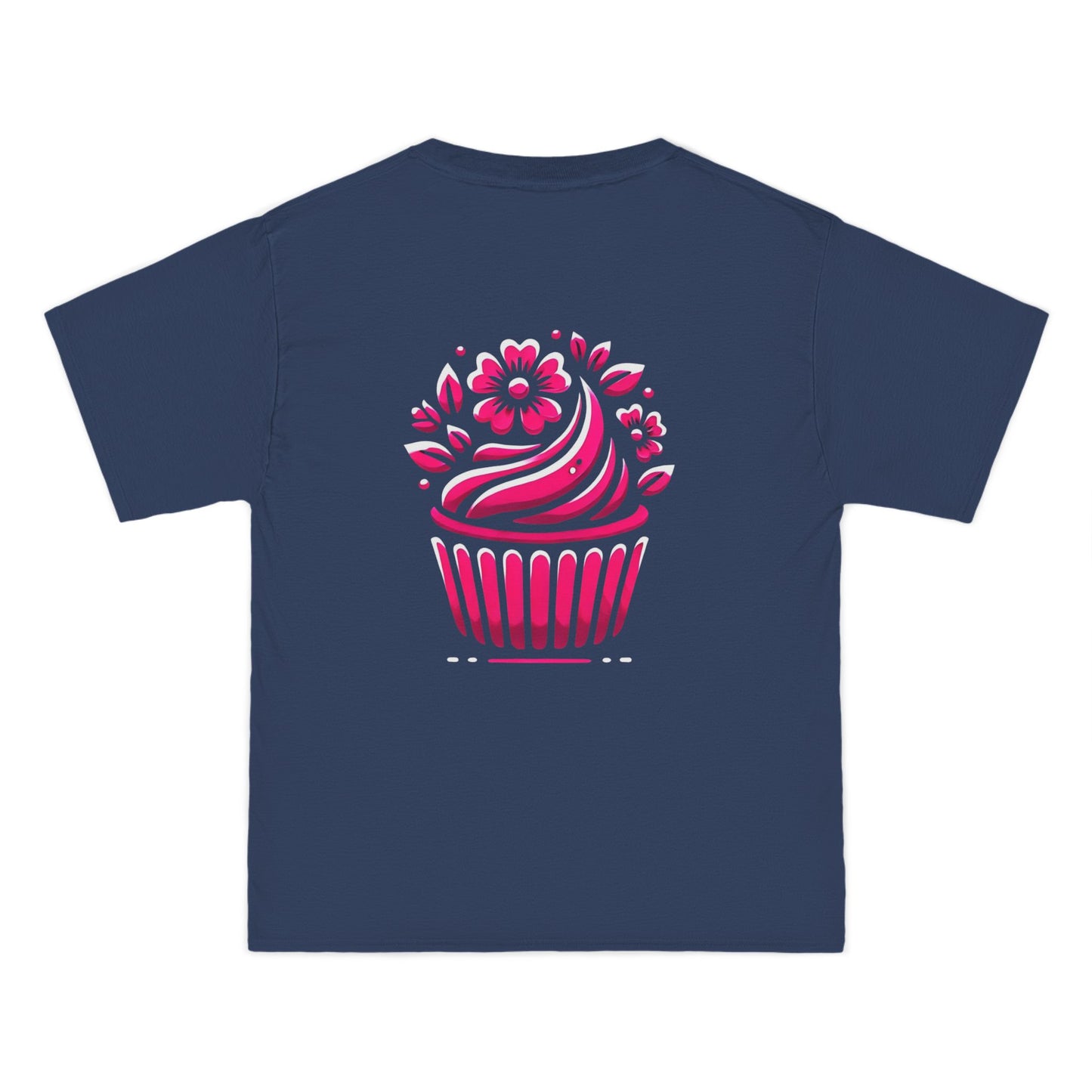 Cupcake
with Floral Frosting: Floral Noir