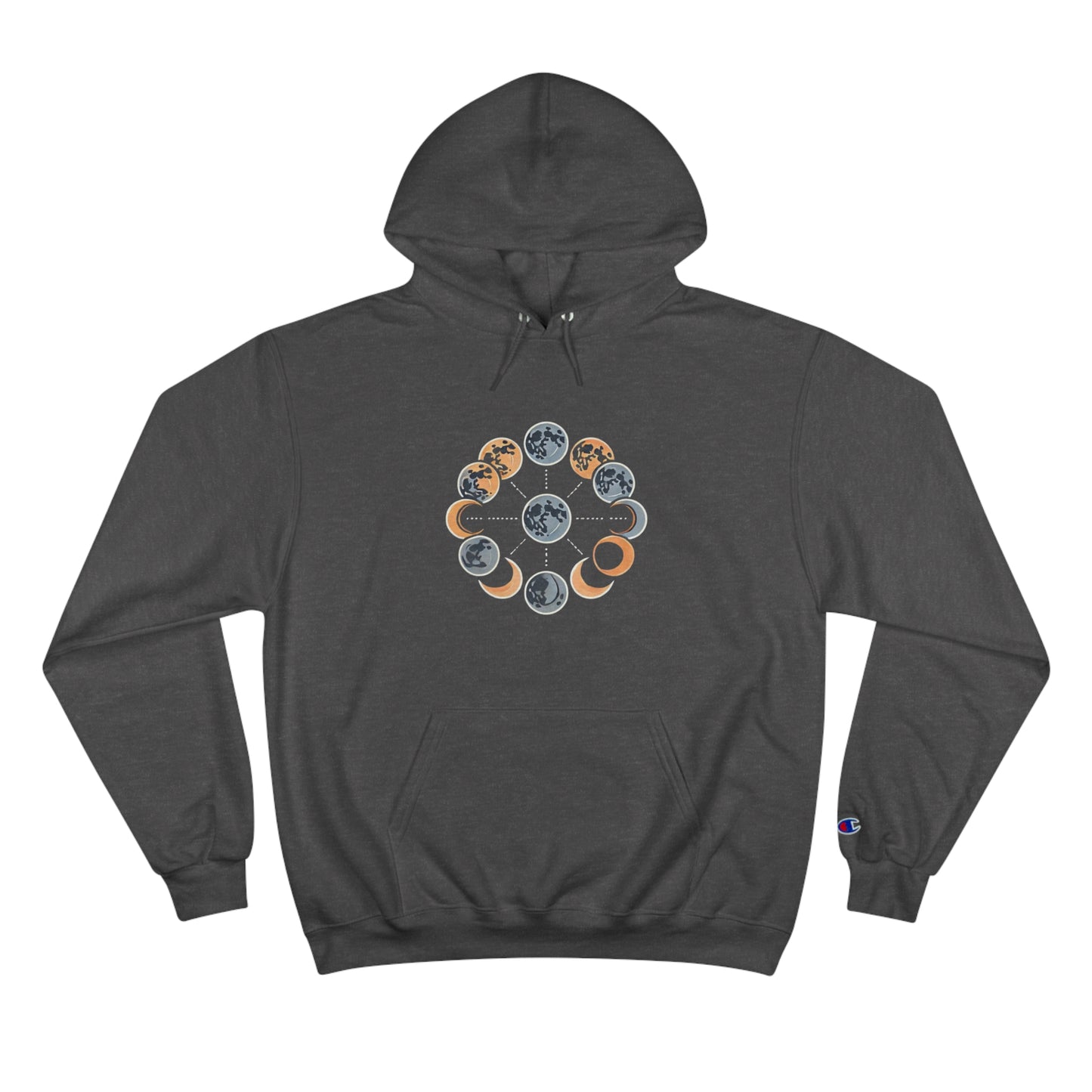Lunar
Phases: Minimalist Geometric