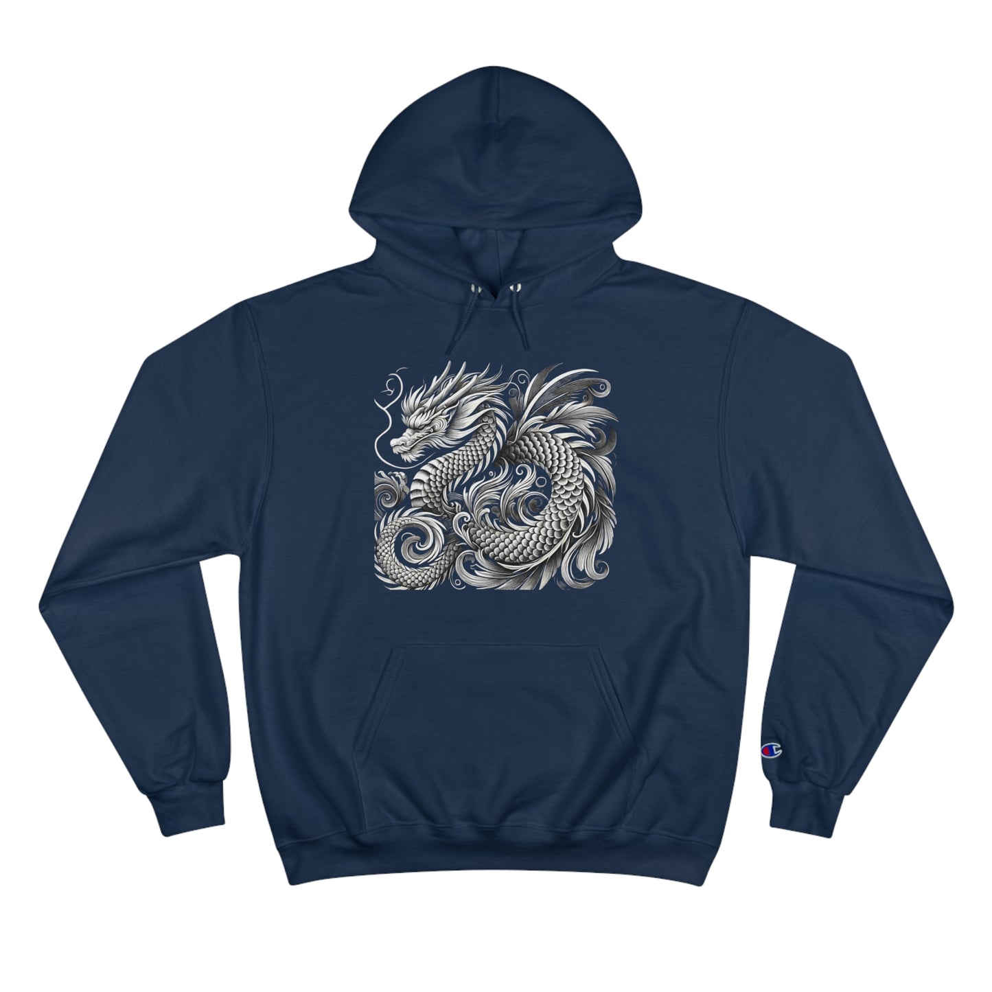 Stylized
Dragon: Monochromatic Deco