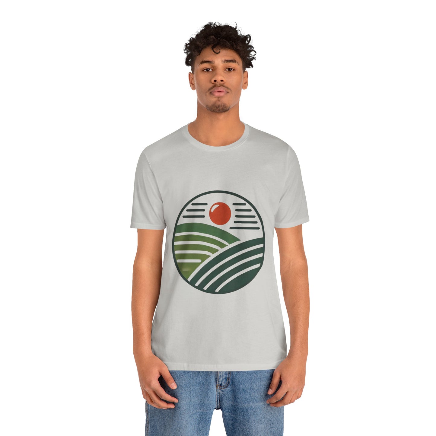 Abstract Landscape: Floral Orange Vibe