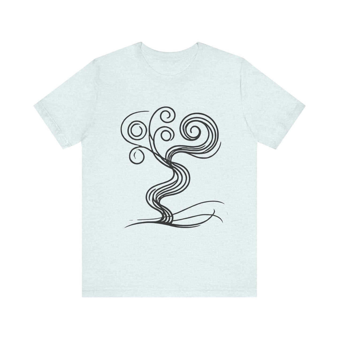 Twisted
Tree: Minimalist Line Art