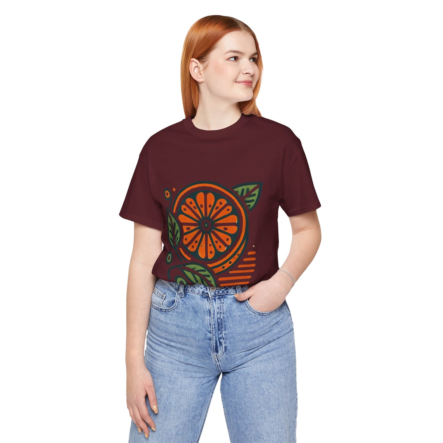 Citrus Slice: Floral Orange Vibe