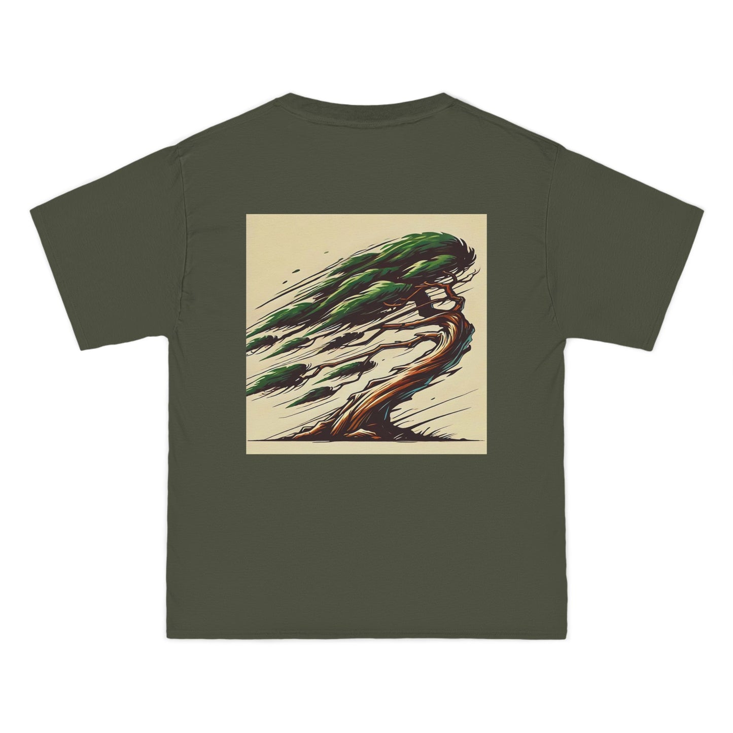 Wind-Swept
Pine: Dynamic Motion