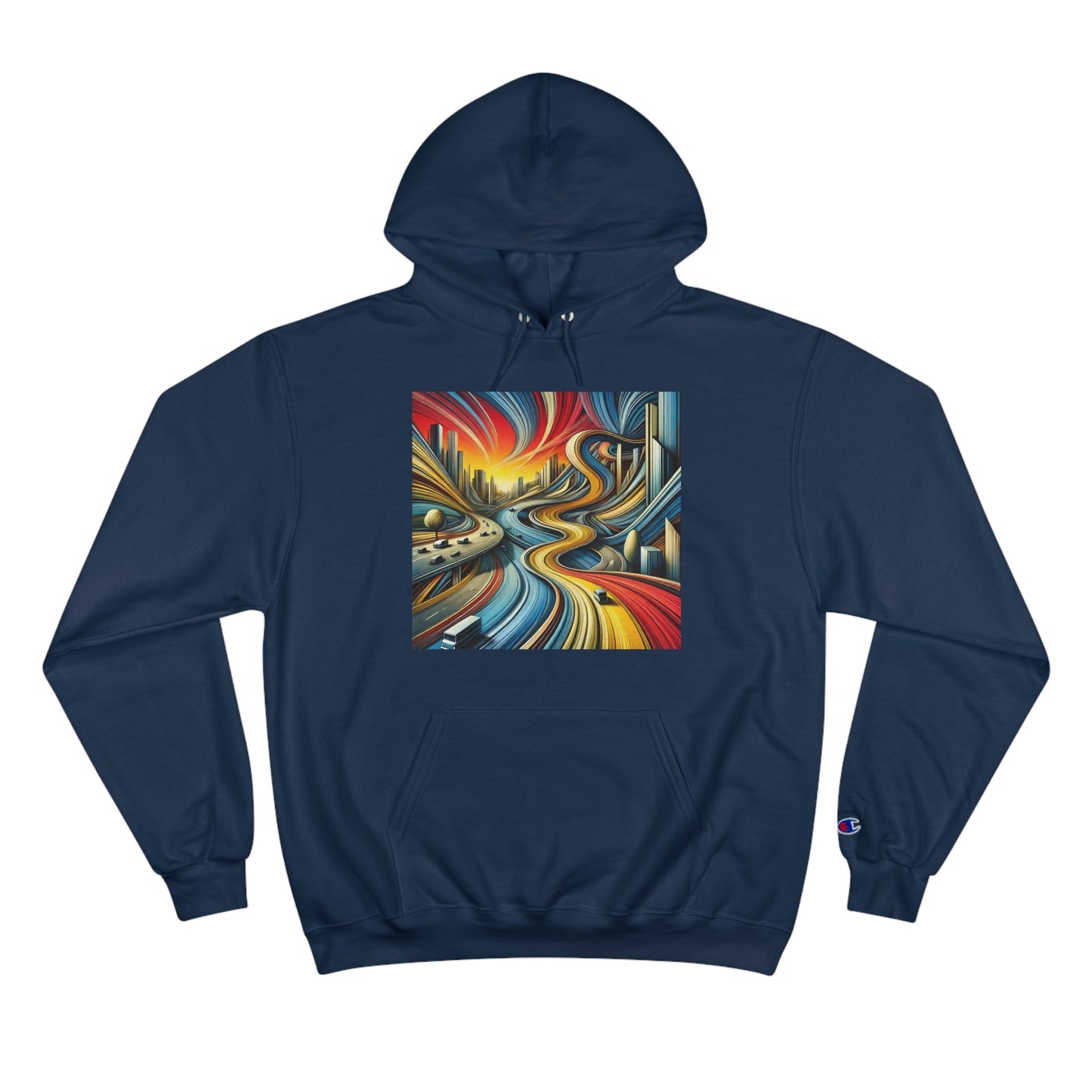 Distorted
Landscape: Futurist Expressionism