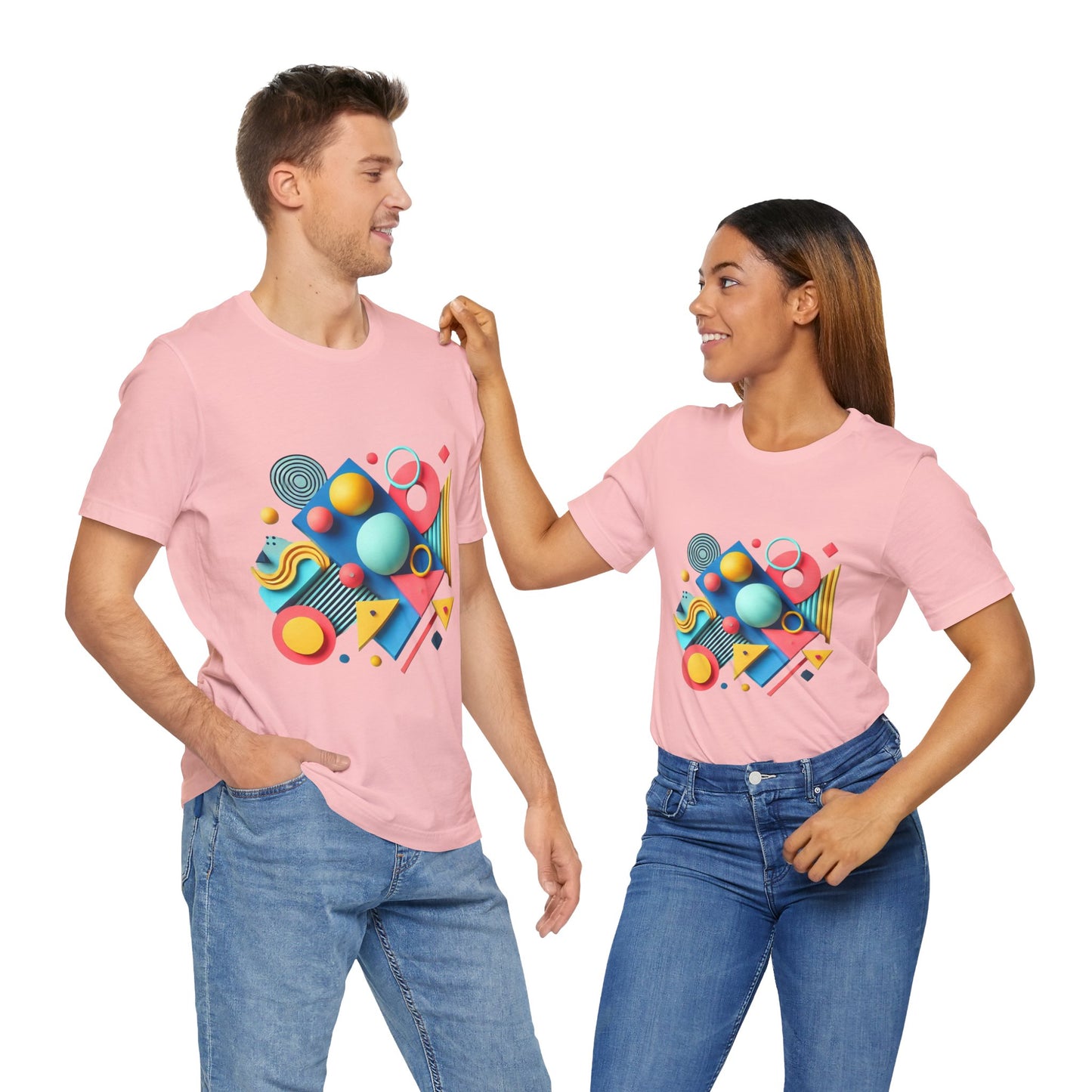 Abstract Geometric Shapes Design: Pop Surrealism