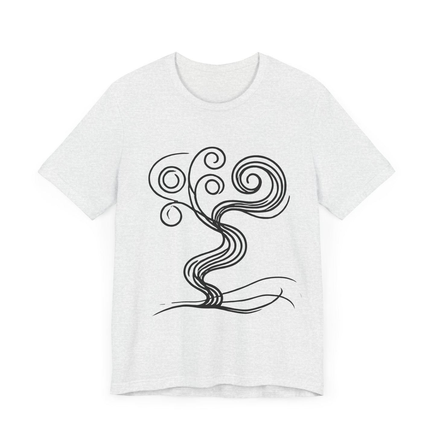 Twisted
Tree: Minimalist Line Art