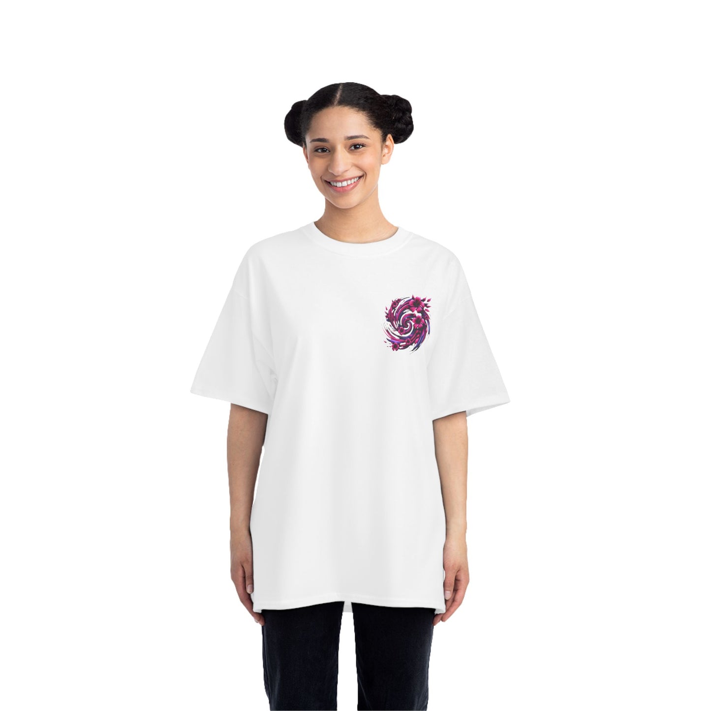 Abstract
Floral Swirl: Floral Noir