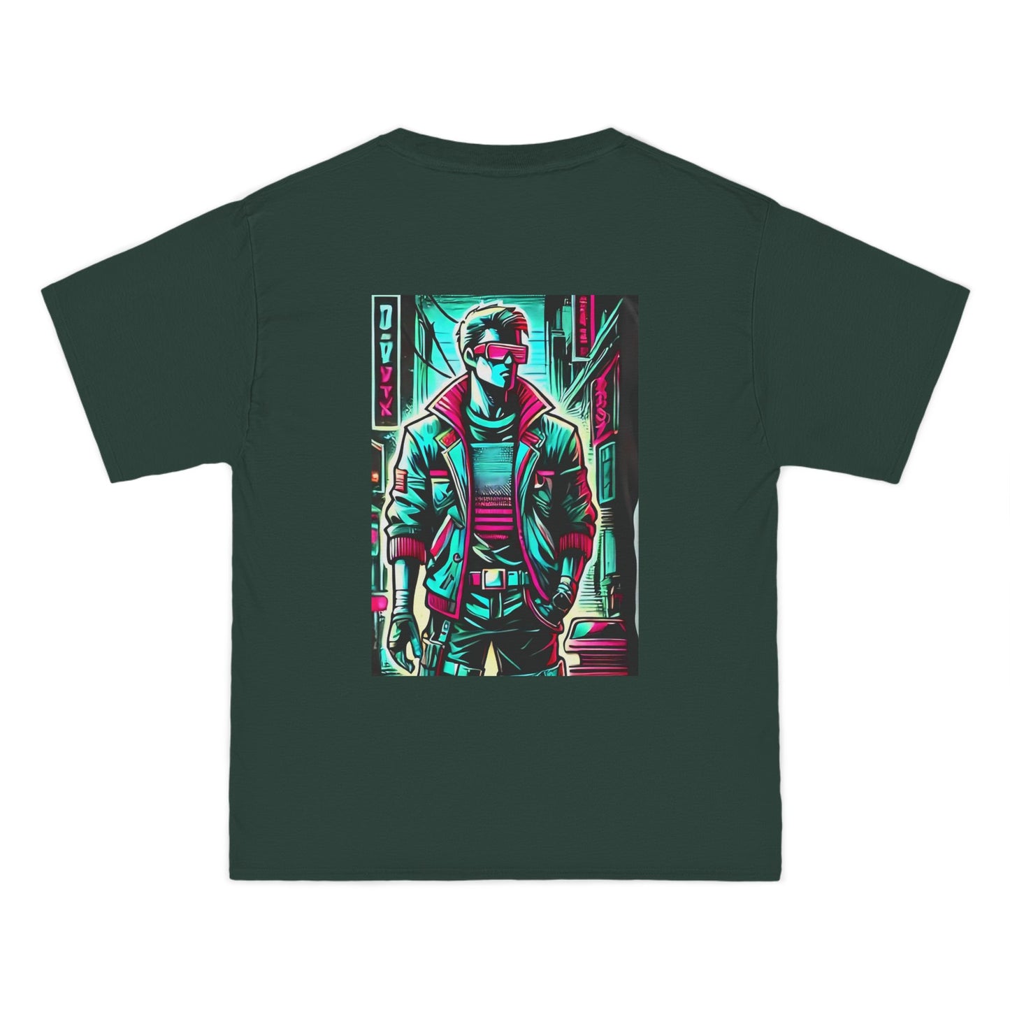 Stylized
Human Figure: Cyberpunk Retro-futuristic