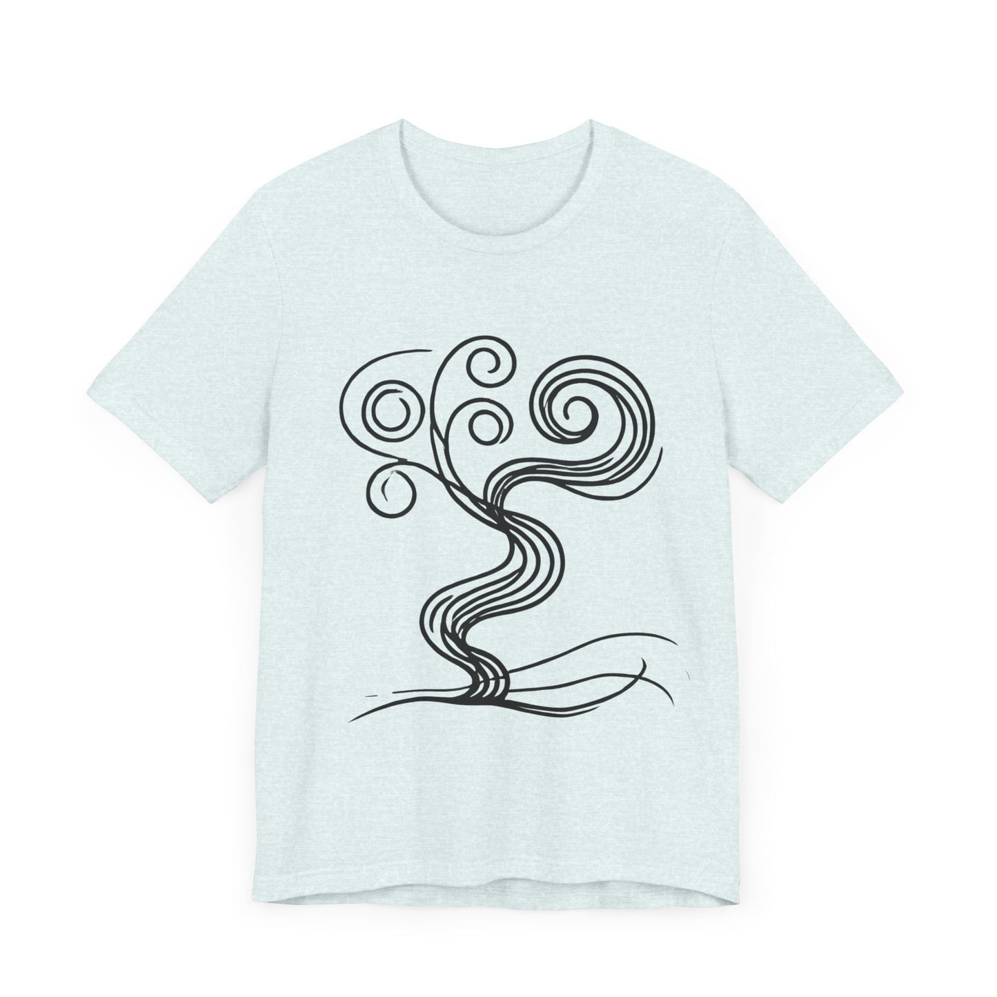 Twisted
Tree: Minimalist Line Art