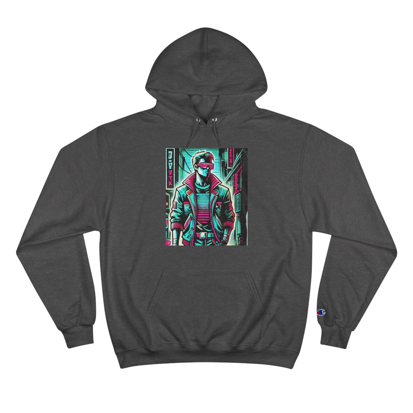 Stylized
Human Figure: Cyberpunk Retro-futuristic