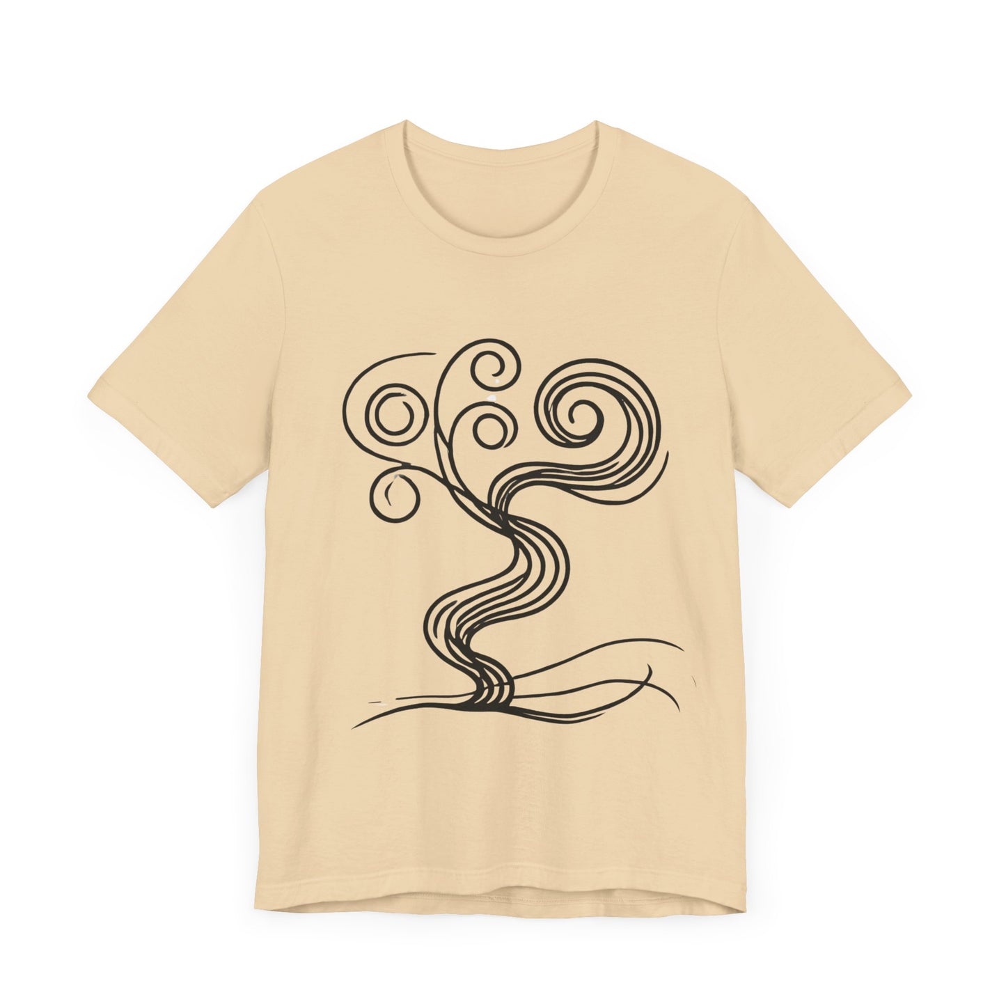 Twisted
Tree: Minimalist Line Art