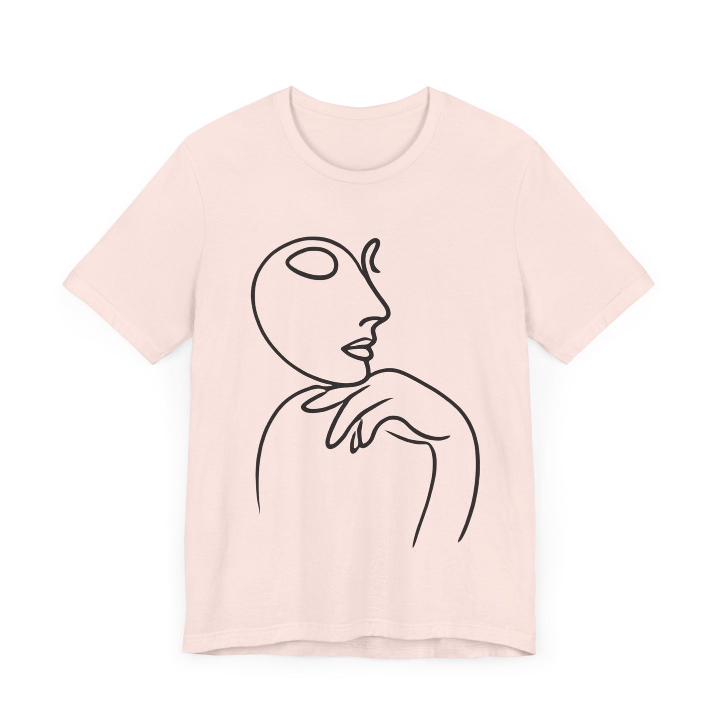 Contemplative
Face: Minimalist Line Art