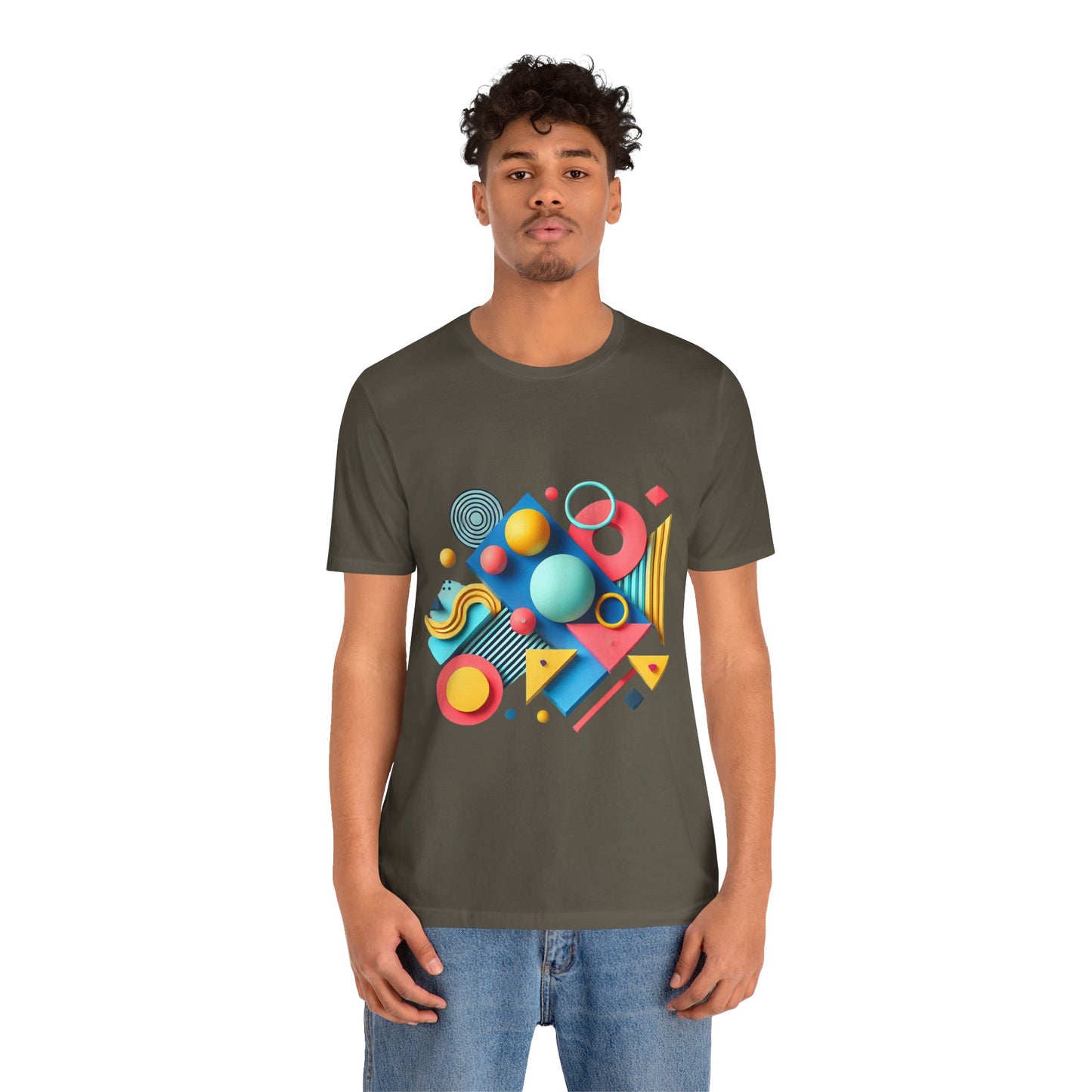 Abstract Geometric Shapes Design: Pop Surrealism