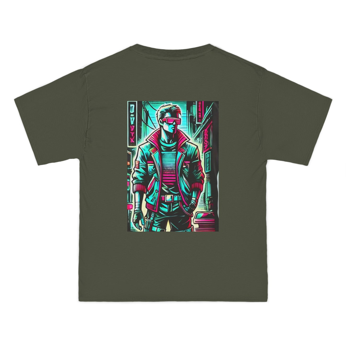 Stylized
Human Figure: Cyberpunk Retro-futuristic