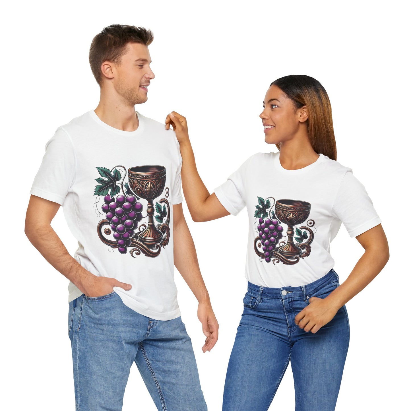 Grapes and Goblet: Classical Elegance