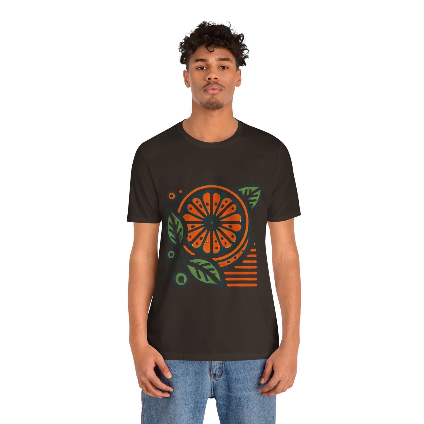 Citrus Slice: Floral Orange Vibe