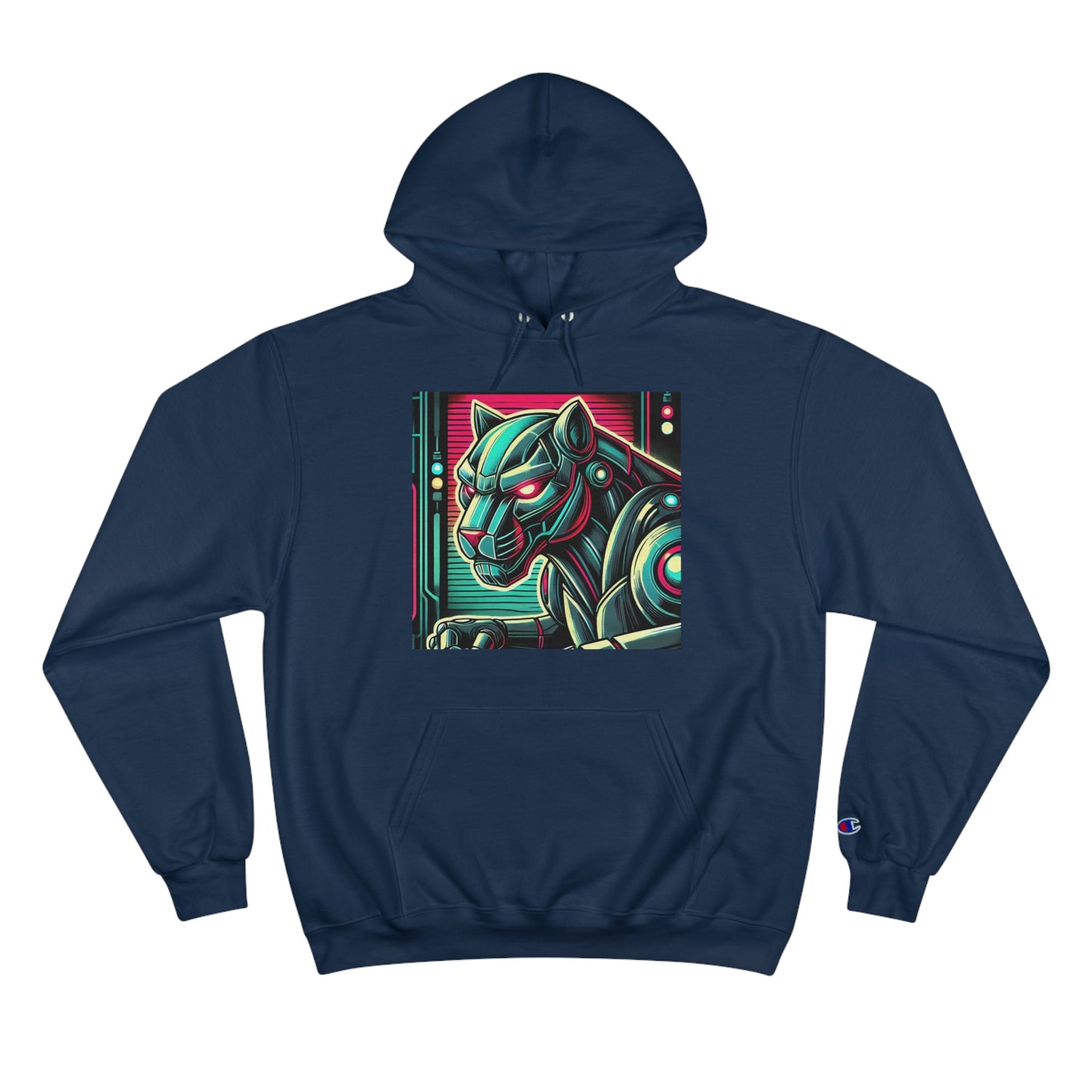 Robotic
Panther: Cyberpunk Retro-futuristic