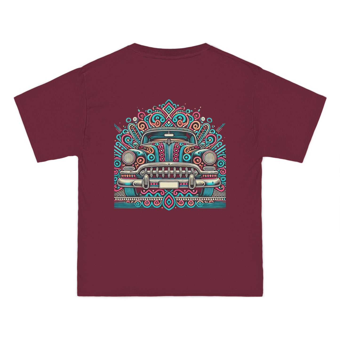 Stylized
Vintage Car: Ethnic Boho Vibes