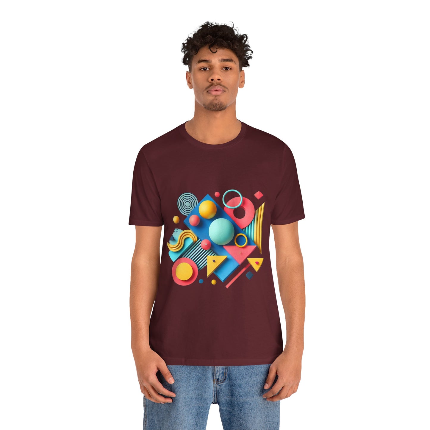 Abstract Geometric Shapes Design: Pop Surrealism
