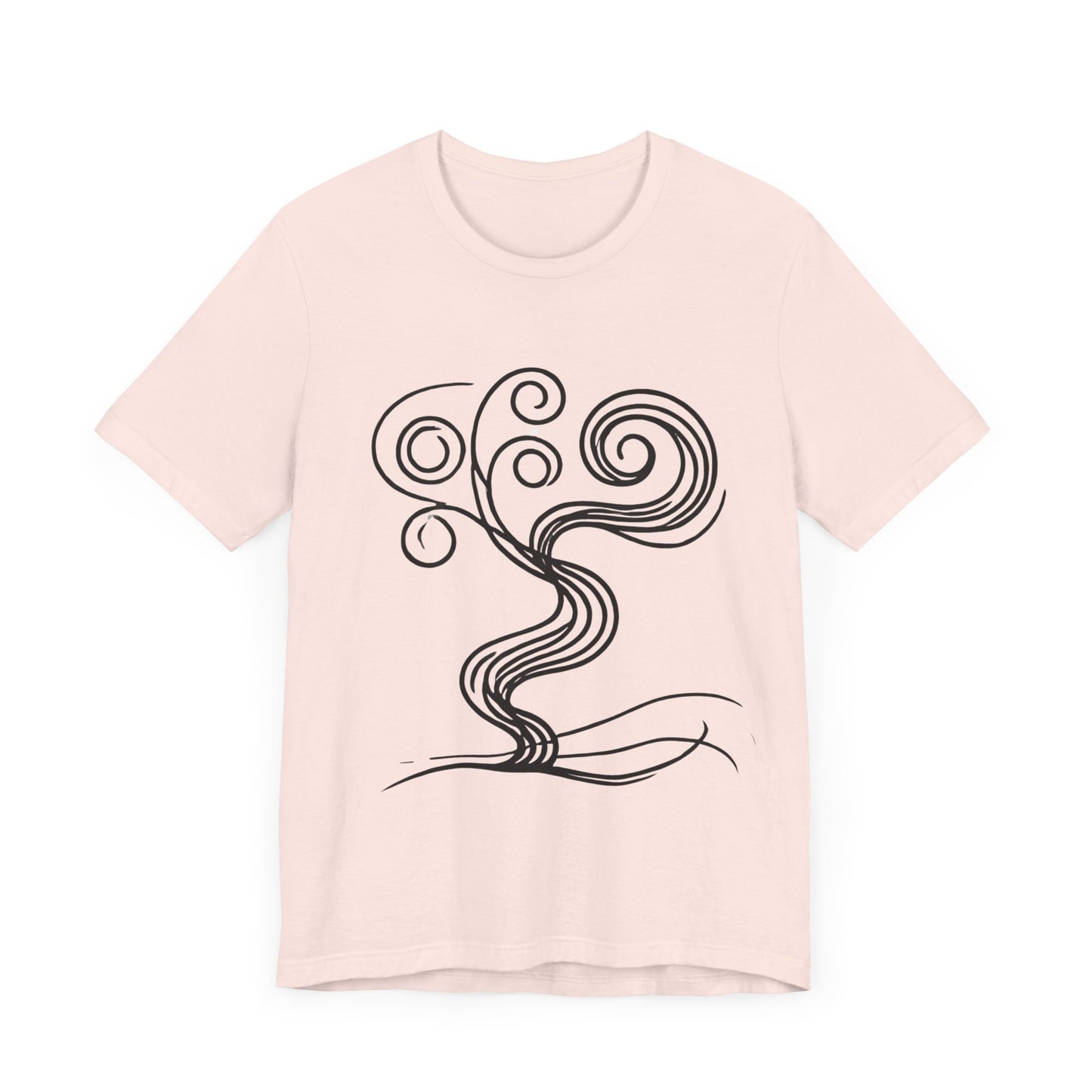 Twisted
Tree: Minimalist Line Art