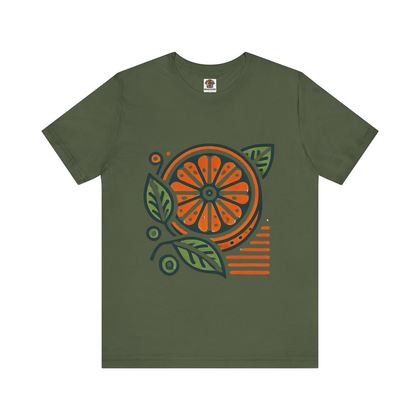 Citrus Slice: Floral Orange Vibe
