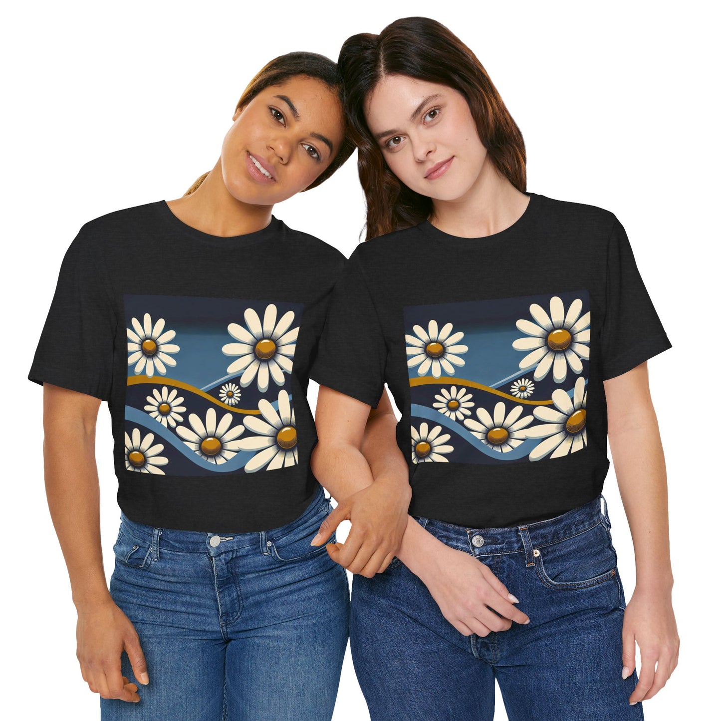 Daisy Landscape: Retro Pop-Art