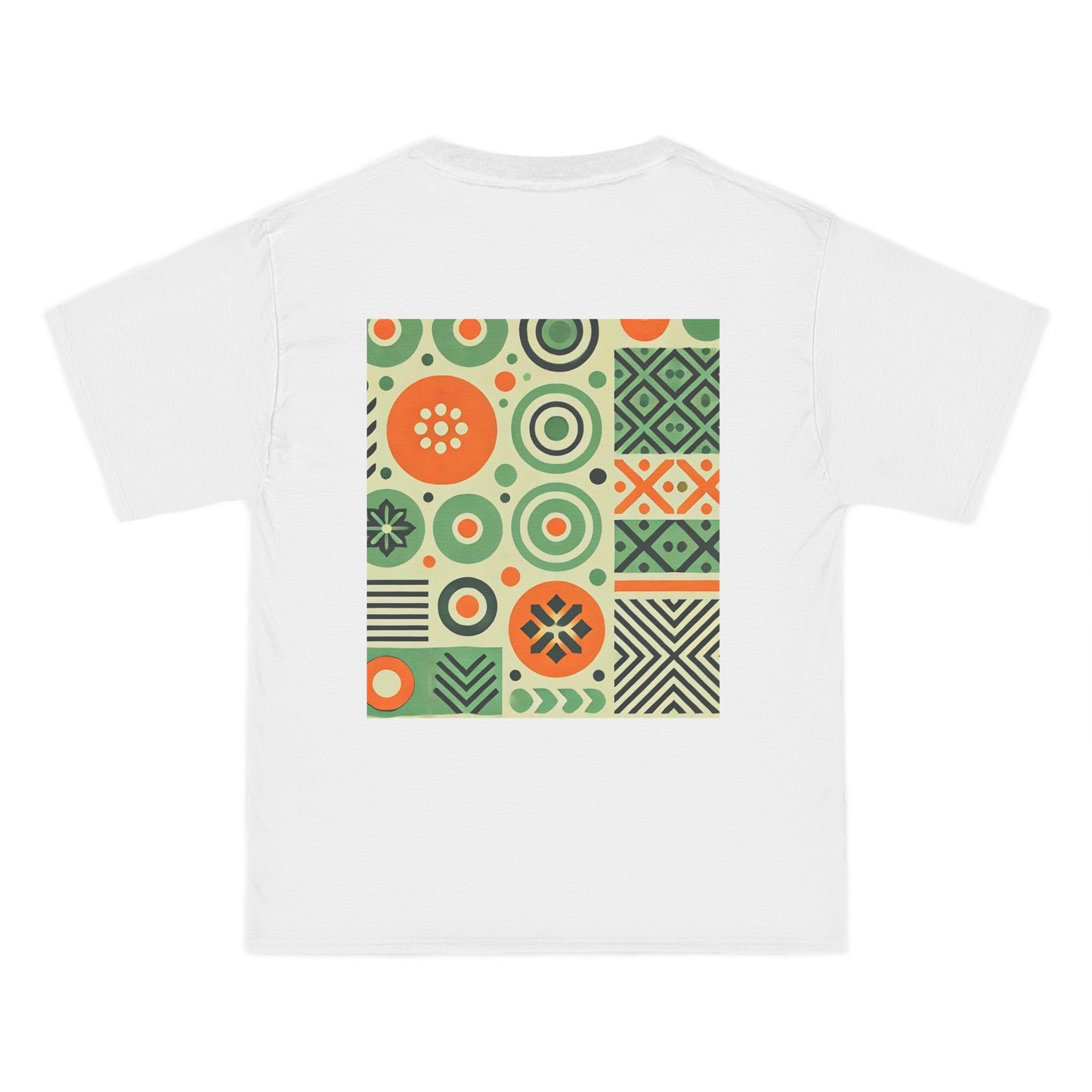 Geometric
Shapes: Floral Orange Vibe