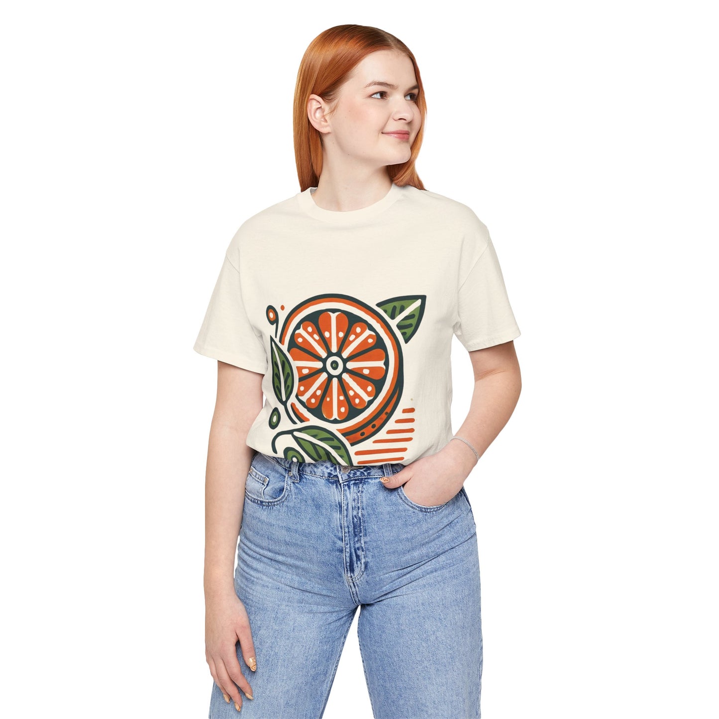 Citrus Slice: Floral Orange Vibe