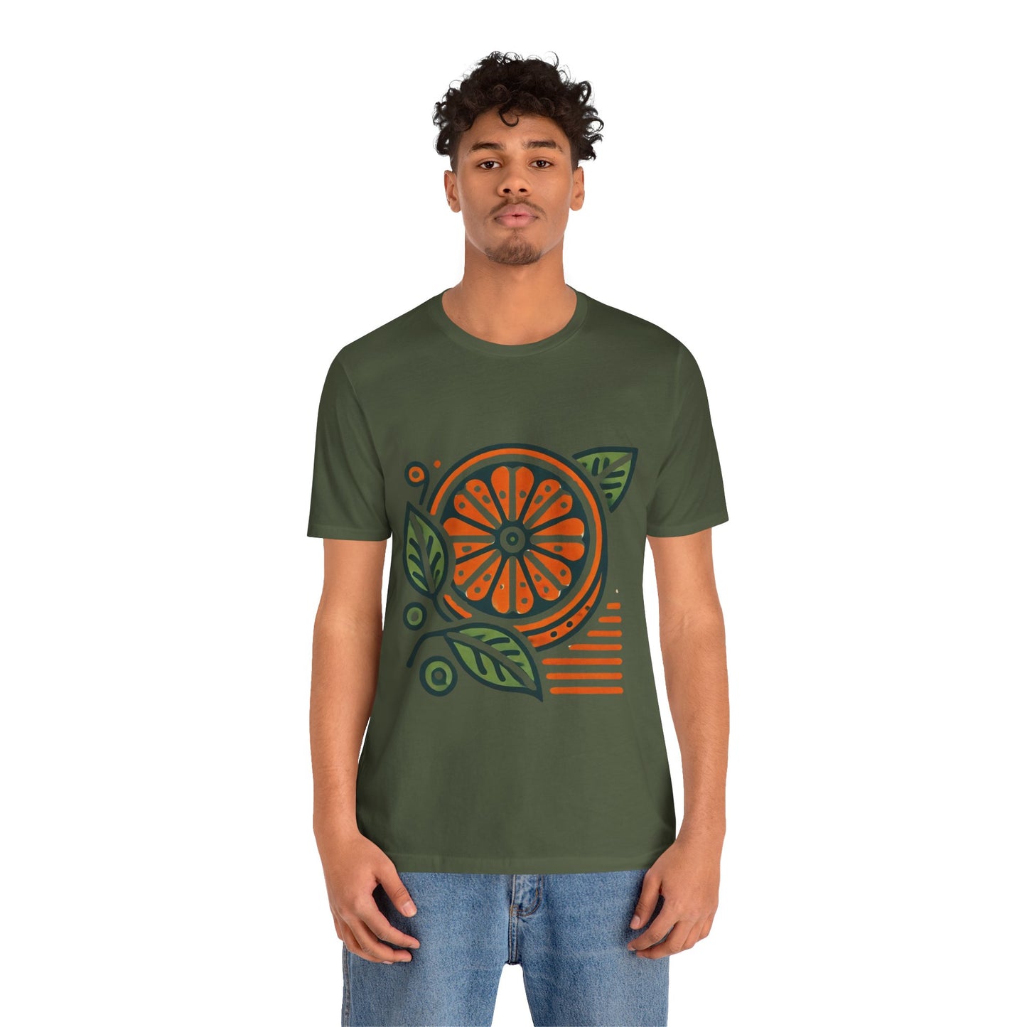 Citrus Slice: Floral Orange Vibe