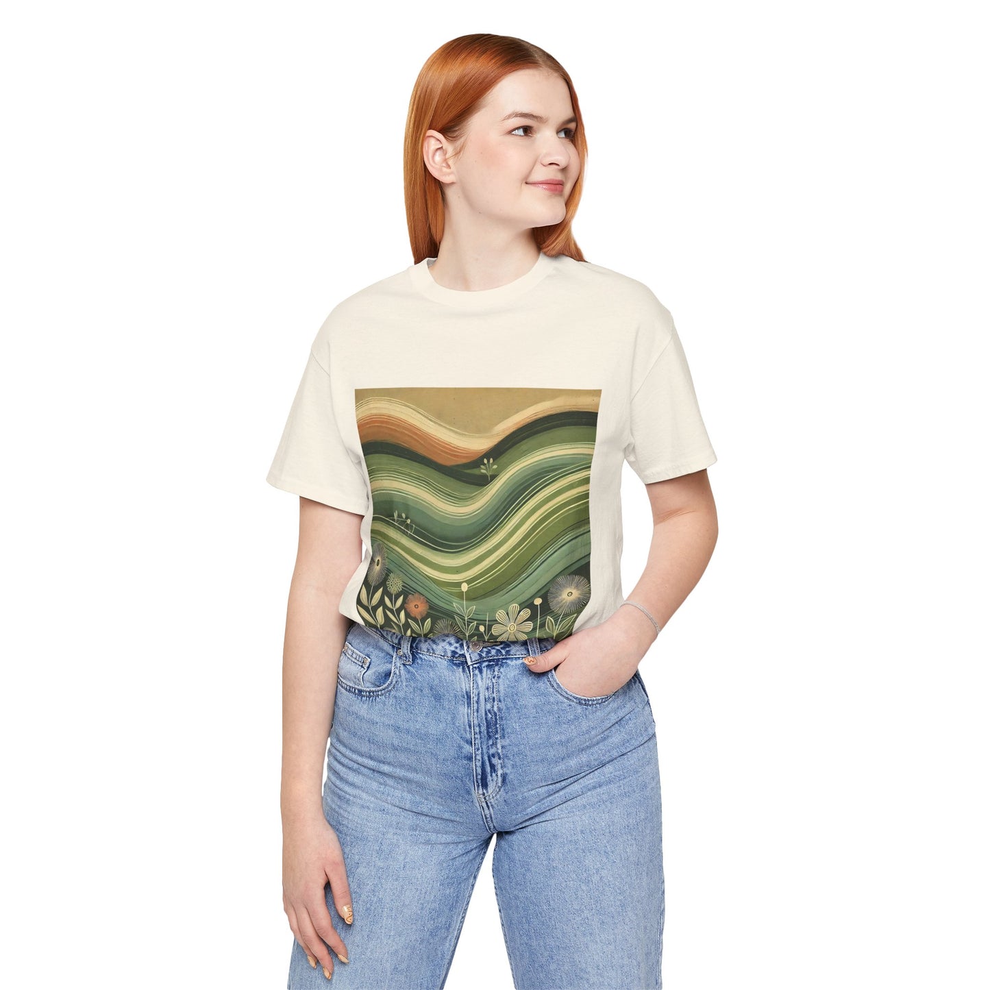 Rolling Hills: Floral Sepia