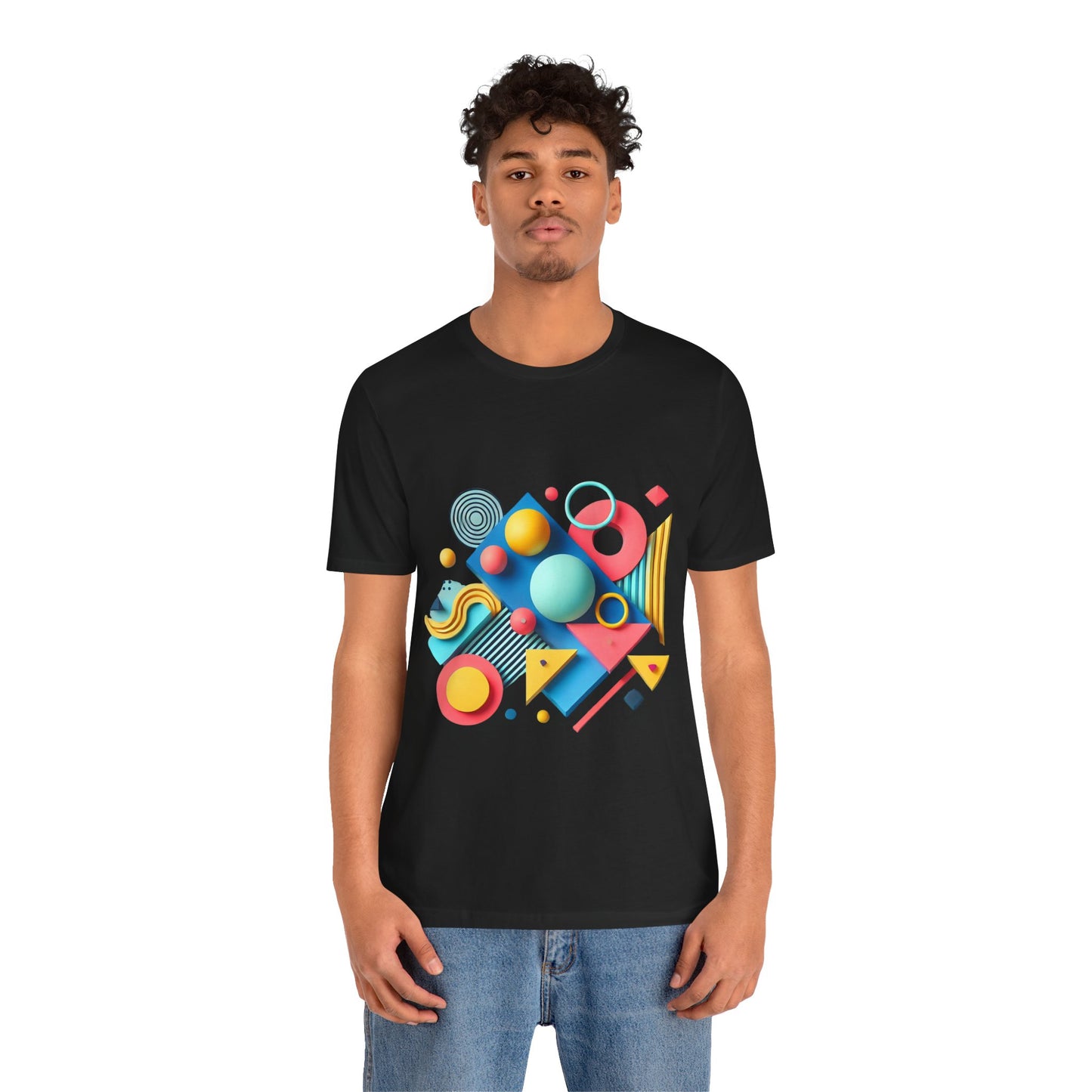 Abstract Geometric Shapes Design: Pop Surrealism