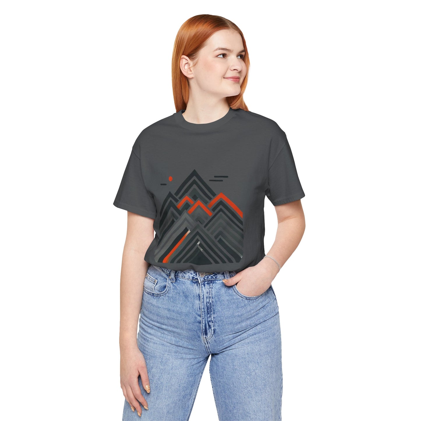 Abstract Mountain: Minimalist Geometric