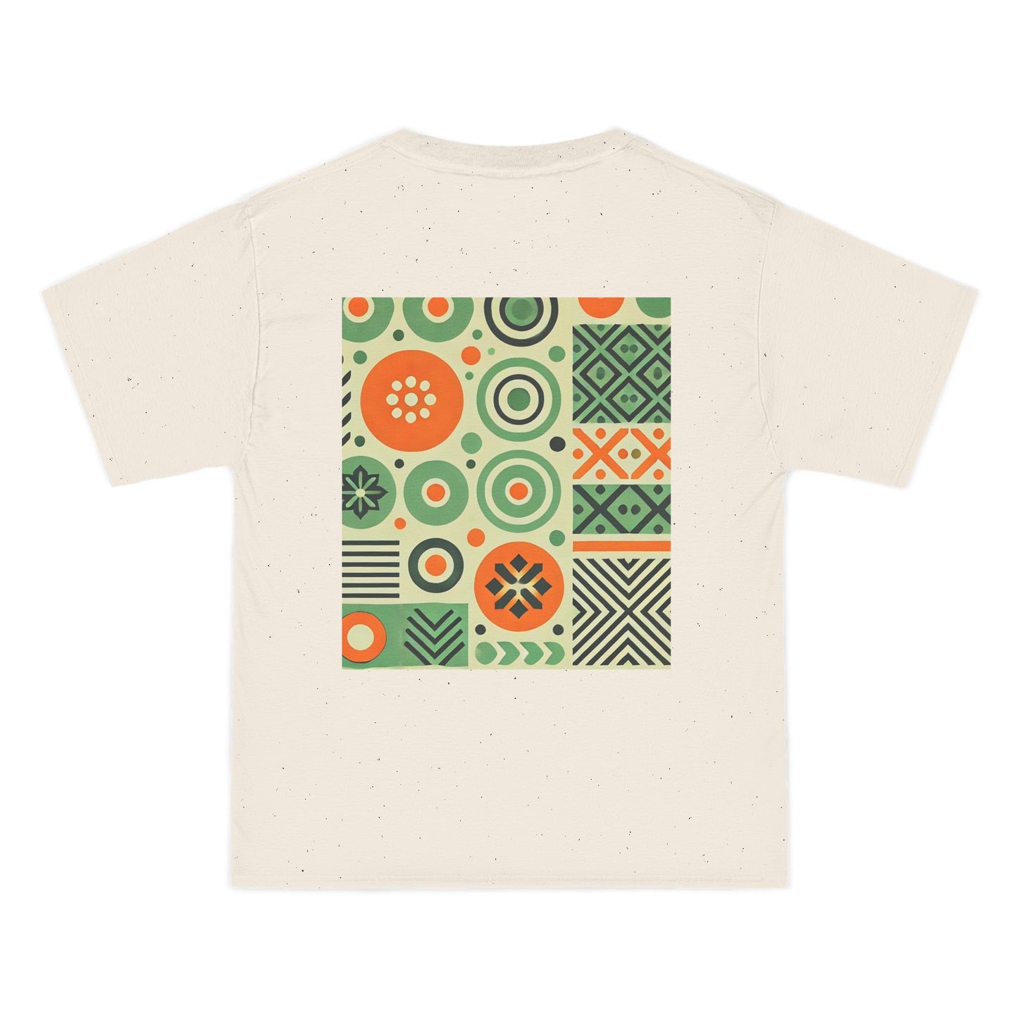 Geometric
Shapes: Floral Orange Vibe