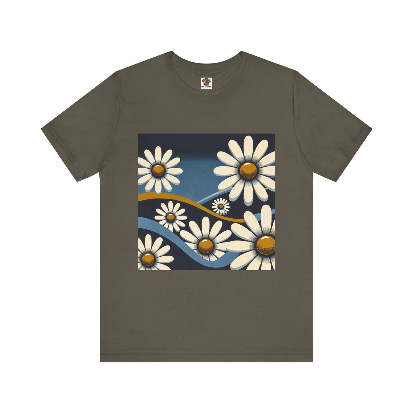 Daisy Landscape: Retro Pop-Art