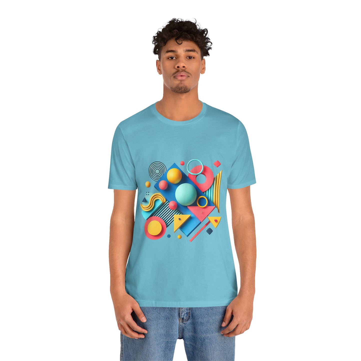 Abstract Geometric Shapes Design: Pop Surrealism