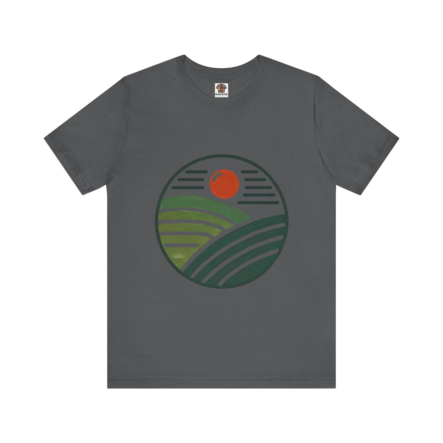 Abstract Landscape: Floral Orange Vibe