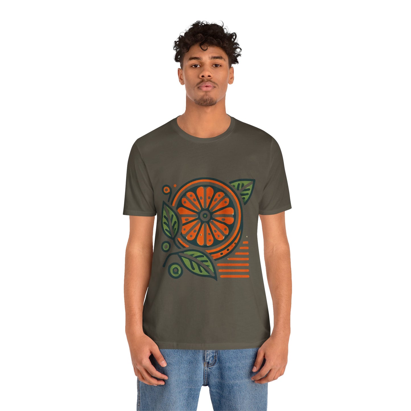 Citrus Slice: Floral Orange Vibe
