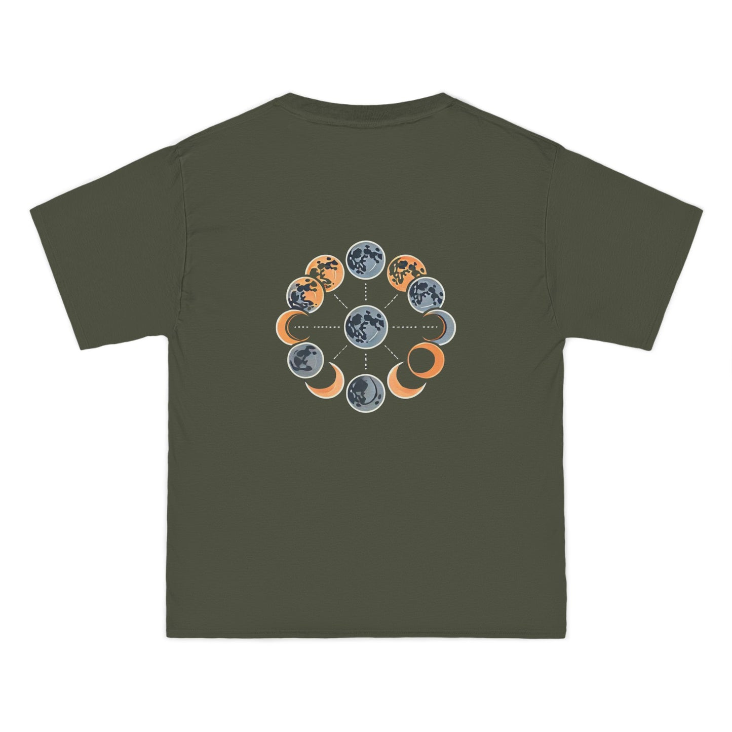 Lunar
Phases: Minimalist Geometric