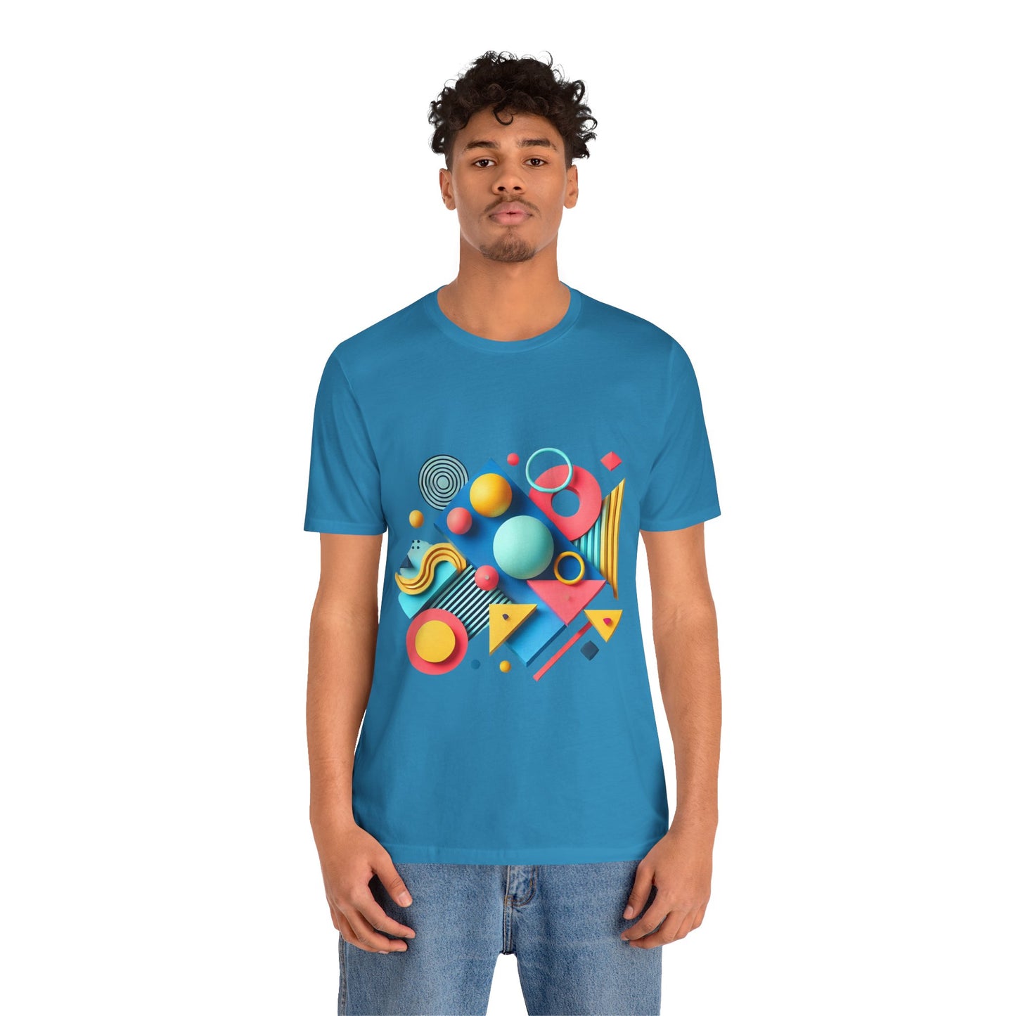Abstract Geometric Shapes Design: Pop Surrealism