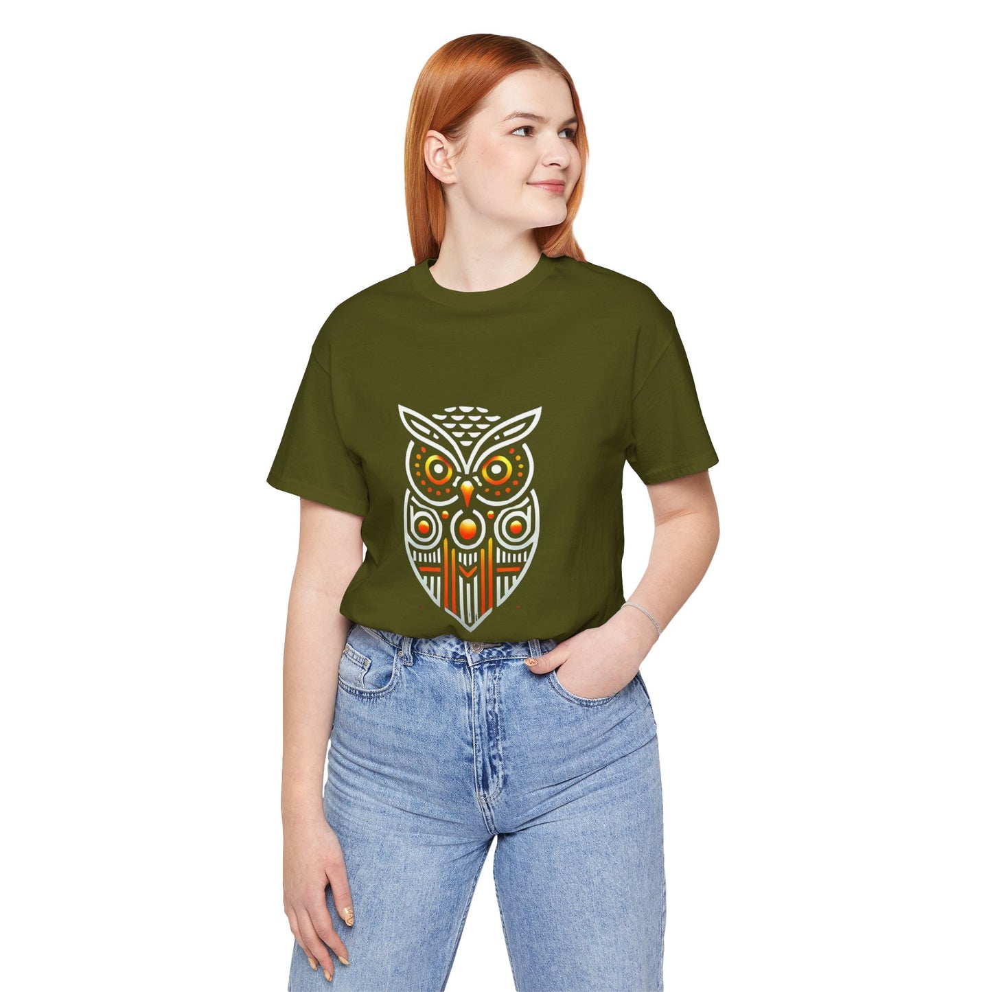 Mystic Owl: Minimalist Geometric